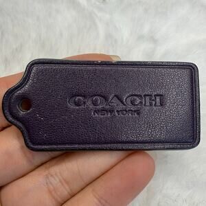 2" COACH Fob Bag Charm Hang tag Hangtag